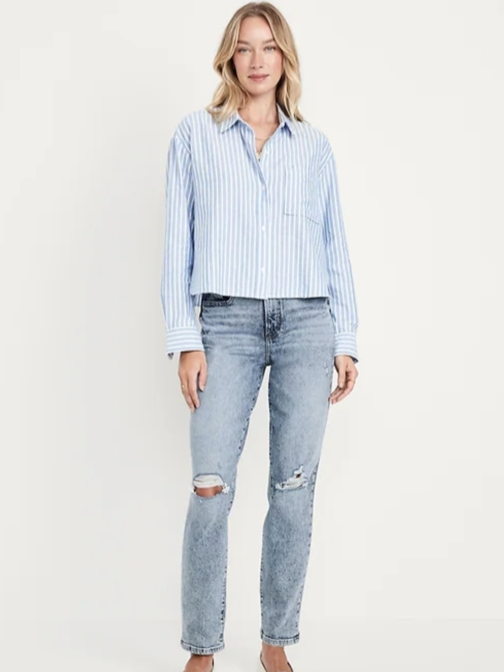 Old Navy High Rise Staight Leg Jeans